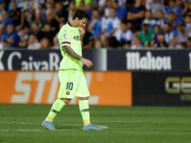 Um ano e meio depois Messi voltou a perder. EFE