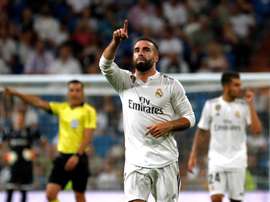 Carvajal no estaba de acuerdo con el VAR. EFE