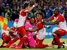 El duelo entre colombianos se lo lleva Santa Fe. EFE