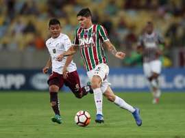 Fluminense firmó su pase a cuartos de la Sudamericana. EFE