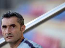 Valverde compareció en rueda de prensa. EFE