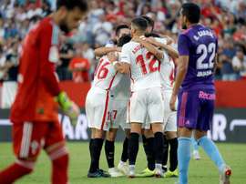El Sevilla venció con contundencia al Celta. EFE