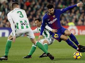 O Barça recebe o Betis. EFE