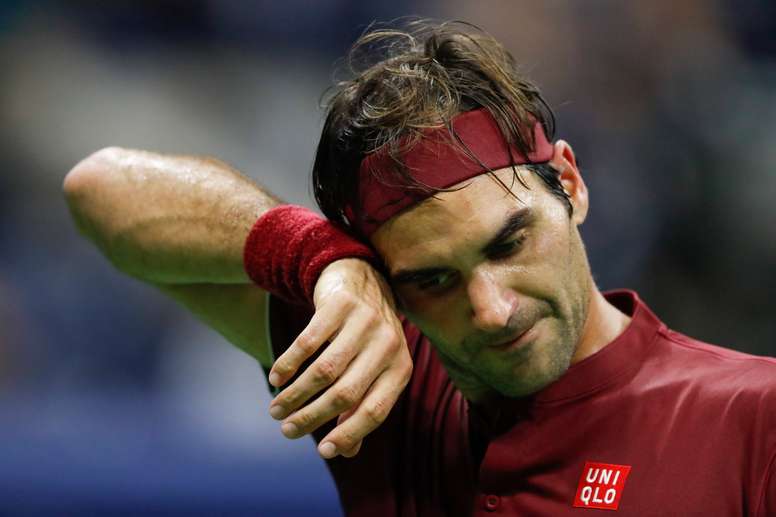 El suizo Roger Federer en el Abierto de Tenis de Estados Unidos en el Centro Nacional de Tenis USTA en Flushing Meadows en Nueva York (EE.UU.). EFE/Archivo