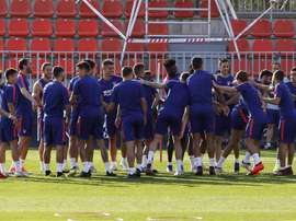 El Atlético, atento a su cantera. EFE/Archivo
