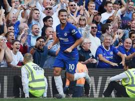 Eden Hazard ha vuelto a coquetear con el Madrid. EFE/Archivo