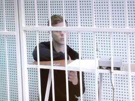 Alexander Kokorin se encuentra en prisión desde hace más de un mes. EFE/Archivo