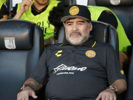 Maradona está llevando a la senda del triunfo a Dorados. EFE