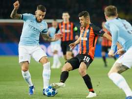 Nicolas Otamendi in Champions League action for City. EFE