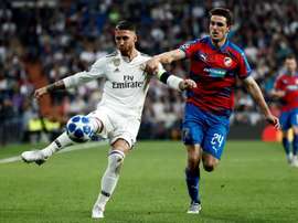 Ramos pictured in Champions League action. EFE