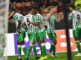 Sanabria scored first for Betis. EFE