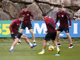 Beñat y Lekue vuelven al trabajo. EFE