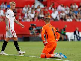El Sevilla cae en Bélgica. EFE/Archivo