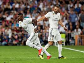 Benzema y Vinicius parten con ventaja. EFE
