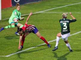 El Wolfsburgo ha arrollado al Atleti Femenino. EFE