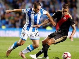 Sangalli, en el once ante el Betis. EFE/Archivo