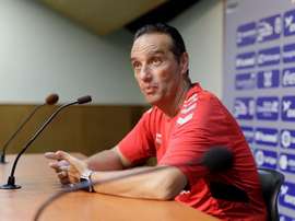 El técnico habló sobre el partido ante el Sporting. EFE/Archivo