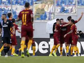La Roma goleó a la Sampdoria. EFE