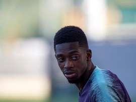 Dembélé não vive seu melhor momento. EFE/Archivo