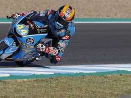 El piloto piloto español de moto3, Aron Canet de (Estrella de Galicia0,0 ). EFE/Archivo