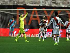Sansone, contento por su gol. EFE