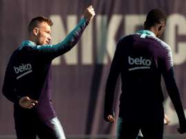 Arthur antecipou volta aos trabalhos para preparar-se para a final. EFE