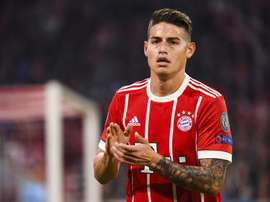 James começou jogando contra o Bayer Leverkusen. EFE/Archivo