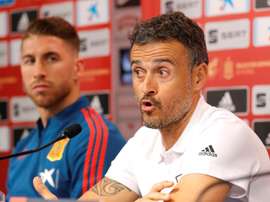 Ramos a envoyé un message de soutien à Luis Enrique. EFE