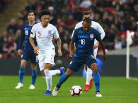 Sancho was a standout performer for England at Wembley. EFE