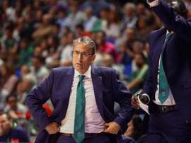 El entrenador del Unicaja Luis Casimiro. EFE