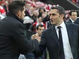 As palavras de Simeone sobre Ernesto Valverde. EFE/Arquivo