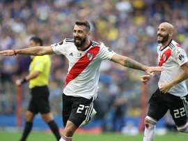 Lucas Pratto está incomodado com a falta de chances no River. EFE/Arquivo