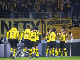 Paco Alcácer, héroe una vez más en el Borussia. EFE