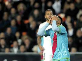 Álvaro García se lamentó por el partido. EFE