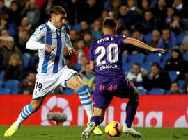 Kevin es consciente de lo mucho que se juega el Celta esta jornada. EFE/Archivo