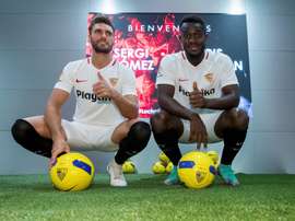 De cara al partido de Europa League. EFE