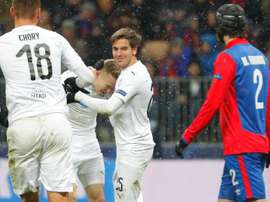 El Viktoria Plzen asaltó Moscú. EFE