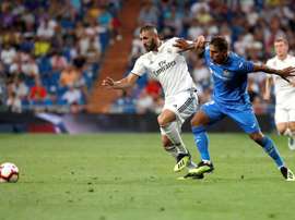Les compos probables du match de Liga entre Getafe et le Real Madrid. EFE