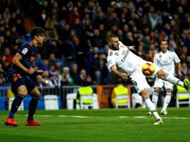 Benzema a marqué six buts à l'extérieur. EFE