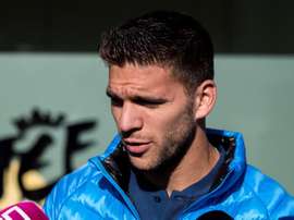 Magallán dio su opinión sobre jugar en el Bernabéu. EFE