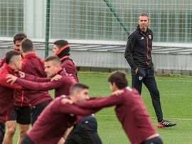 Garitano se muestra optimista a pesar de la situación del Athletic. EFE