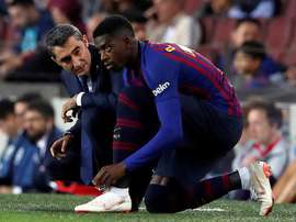Nova lesão de Dembélé acaba em fúria de Valverde. EFE