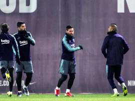 O Barcelona quer retornar aos treinos em 18 de maio. EFE
