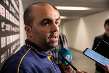 El técnico grancanario Víctor García, del Herbalife Gran Canaria. EFE/Archivo