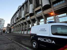 Máxima alerta en el Bernabéu. EFE