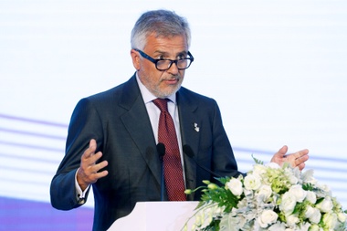 El vicepresidente del Comité Olímpico Internacional (COI), el español Juan Antonio Samaranch. EFE/Archivo