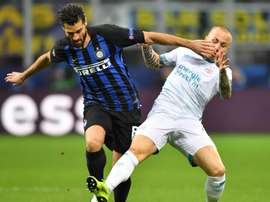 L'Inter veut prolonger Candreva jusqu'en 2022. EFE
