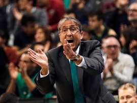 El entrenador de Unicaja Luis Casimiro. EFE