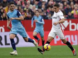 Banega y Sarabia marcaron los goles. EFE
