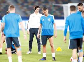 Santiago Solari is looking to guide Madrid to a third consecutive crown. EFE